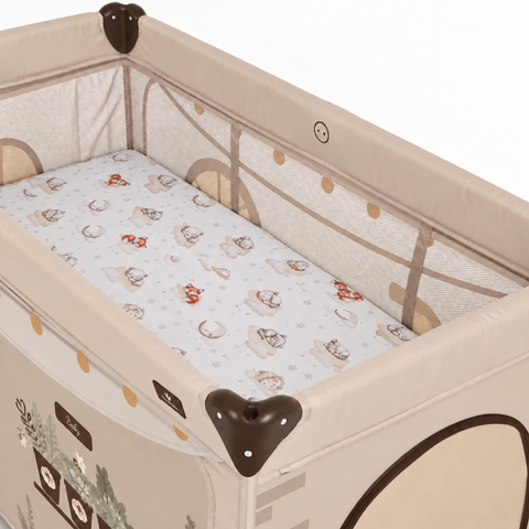 Mk Collection Baby Playpen Winter Bed Sheet – 60 × 120 cm, 1 PC, Flannel