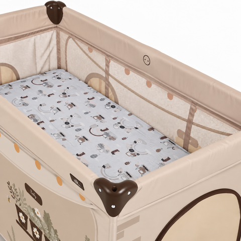 Mk Collection Baby Playpen Winter Bed Sheet – 60 × 120 cm, 1 PC, Flannel
