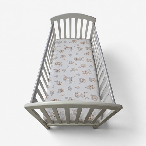 Mk Collection Baby Bed/Cot Winter Bed Sheet – 70 × 140 cm, 1 PC, Flannel