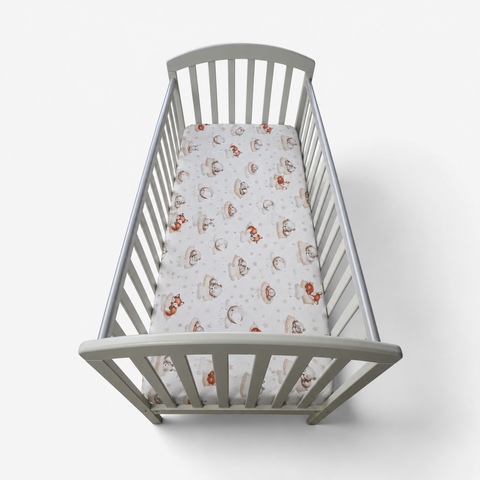 Mk Collection Baby Bed/Cot Winter Bed Sheet – 70 × 140 cm, 1 PC, Flannel