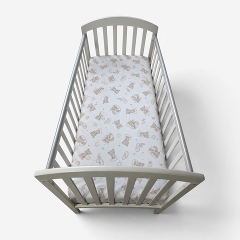 Mk Collection Baby Bed/Cot Winter Bed Sheet – 70 × 140 cm, 1 PC, Flannel