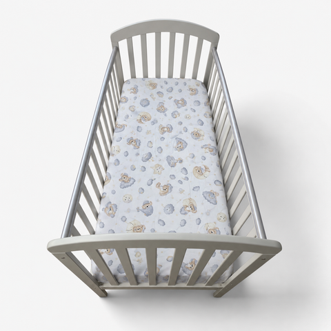 Mk Collection Baby Bed/Cot Winter Bed Sheet – 70 × 140 cm, 1 PC, Flannel