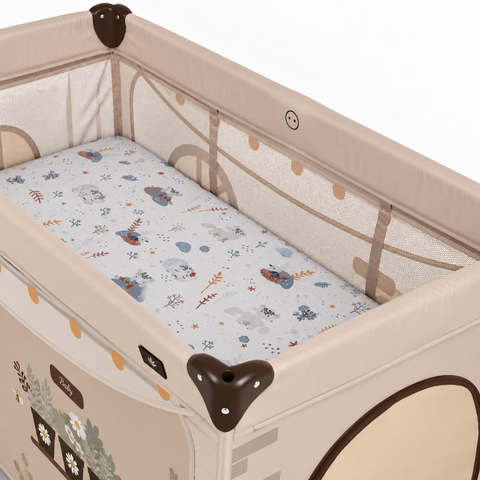 Mk Collection Baby Playpen Winter Bed Sheet – 60 × 120 cm, 1 PC, Flannel