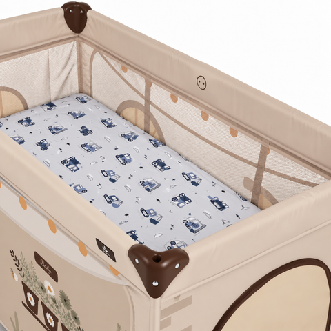 Mk Collection Baby Playpen Winter Bed Sheet – 60 × 120 cm, 1 PC, Flannel