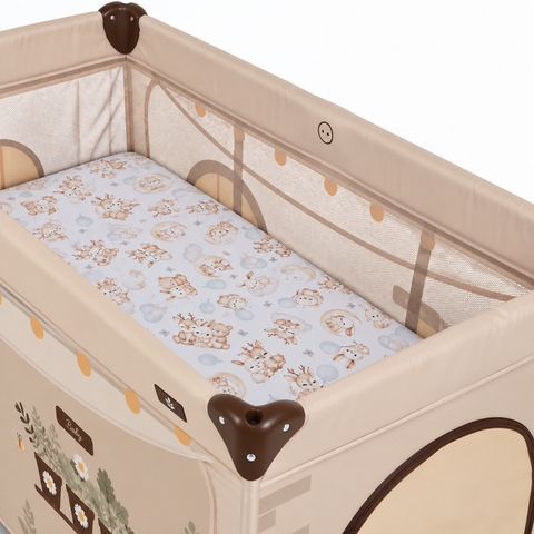 Mk Collection Baby Playpen Winter Bed Sheet – 60 × 120 cm, 1 PC, Flannel