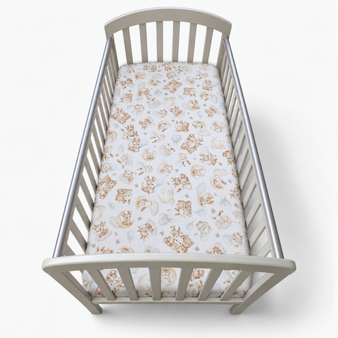 Mk Collection Baby Bed/Cot Winter Bed Sheet – 70 × 140 cm, 1 PC, Flannel