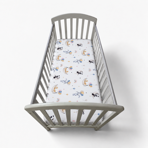 Mk Collection Baby Bed/Cot Winter Bed Sheet – 70 × 140 cm, 1 PC, Flannel