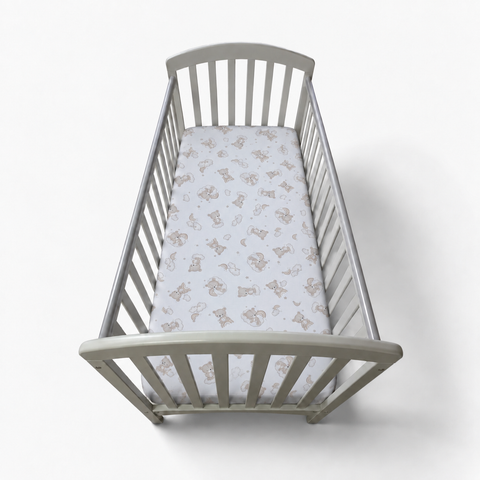 Mk Collection Baby Bed/Cot Winter Bed Sheet – 70 × 140 cm, 1 PC, Flannel