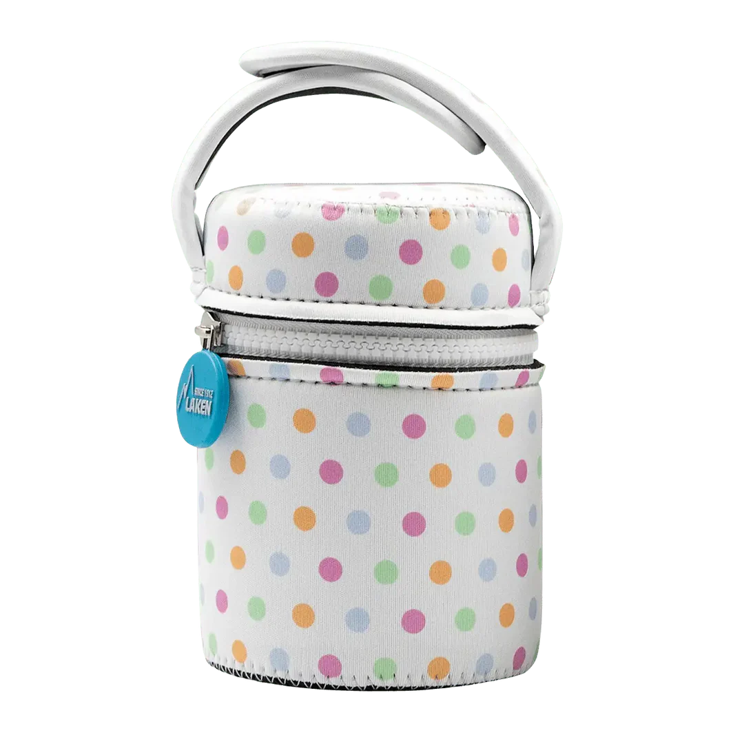 Laken 0.5L Insulated Stainless Steel Flask for Food with Neoprene Sleeve