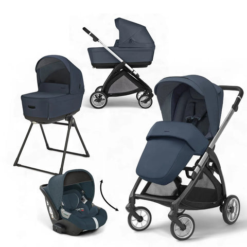 Inglesina Electa Quattro, Complete Stroller System with Darwin Recline Car Seat