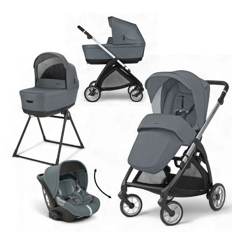Inglesina Electa Quattro, Complete Stroller System with Darwin Recline Car Seat