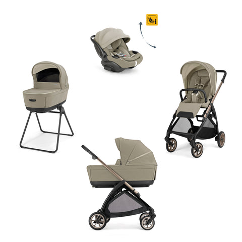 Inglesina Electa Quattro Set με Πορτ-μπεμπέ, Stand & Darwin Infant Recline EVO 2026