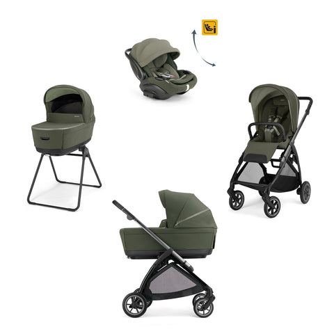 Inglesina Electa Quattro Set με Πορτ-μπεμπέ, Stand & Darwin Infant Recline EVO 2026