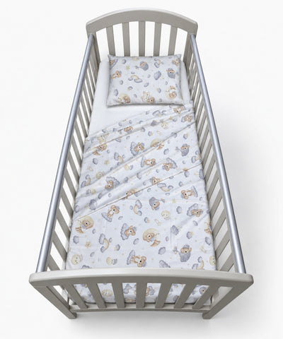 Baby Cot Summer Bed Sheets, 70x140cm, 3pc set