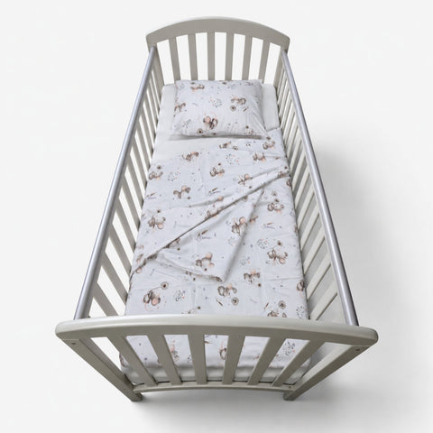 Baby Cot Summer Bed Sheets, 70x140cm, 3pc set