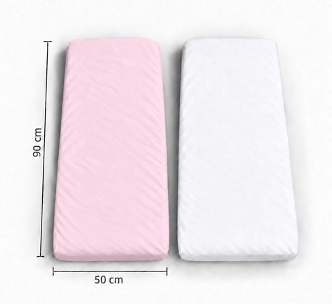 Mk Collection Baby Side Bed 50x90cm fitted sheets, 2 pcs, Winter flannel