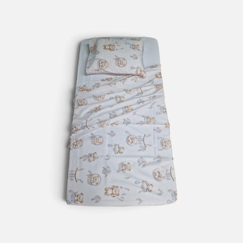 Mk Collection Baby Cot Winter Flannel Bed Sheets, 70x140cm, 3pc set