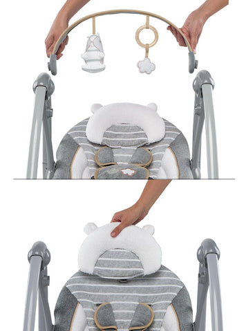 Ingenuity Boutique Collection™ Swing 'n Go Portable Swing™ Bella Teddy™