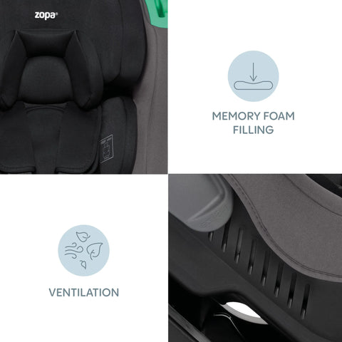 Zopa Car Seat Verso R129 (0-4Y/45-105cm) - Mari Kali Stores Cyprus