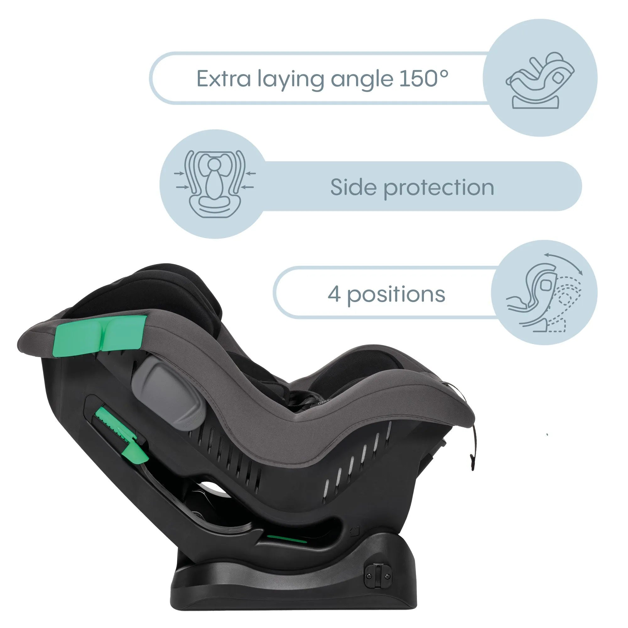 Zopa Car Seat Verso R129 (0-4Y/45-105cm) - Mari Kali Stores Cyprus