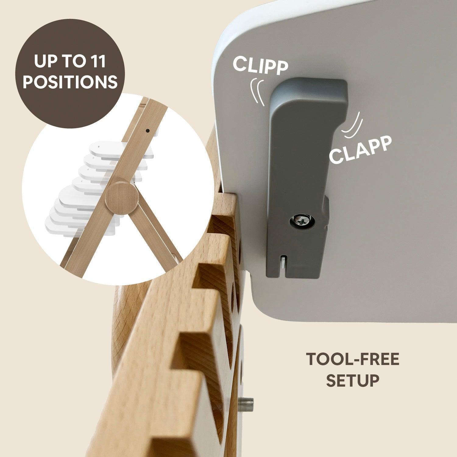 Zopa Clipp & Clapp Children's Foldable Feeding Chair - Mari Kali Stores Cyprus