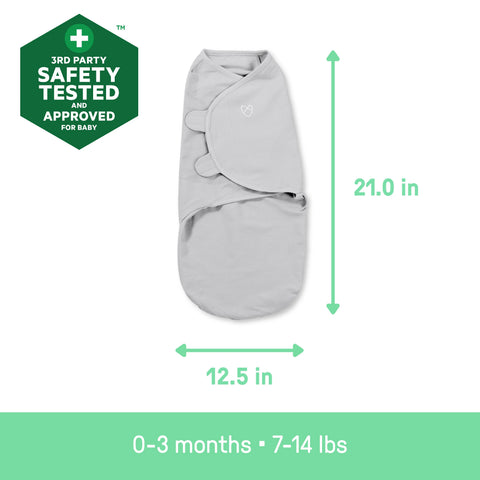 SwaddleMe Easy Change Baby Swaddle(3pack), Size 0-3 Months Shooting Stars - Peekaboo Panda