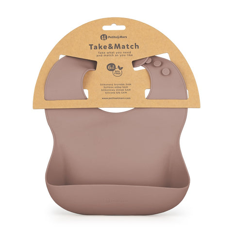 Petite&Mars Silicone bib Take&Match 6m+