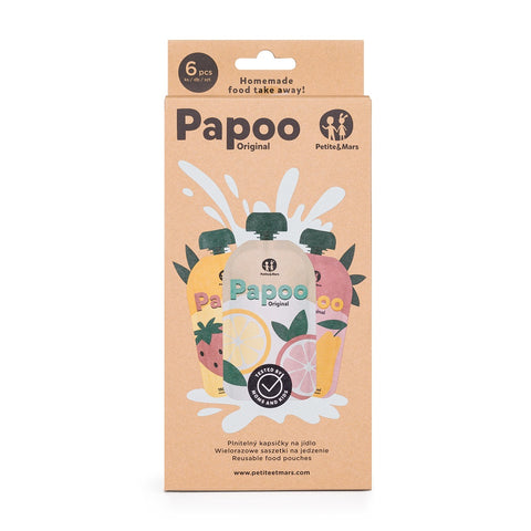 Petite&Mars Papoo Original baby pouch set, 6 pcs