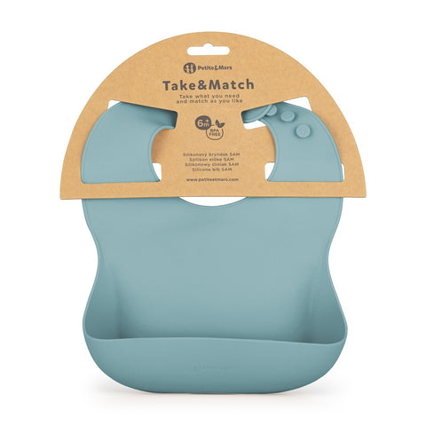 Petite&Mars Silicone bib Take&Match 6m+