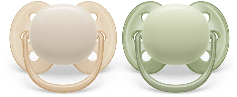 Philips Avent ultra soft Pacifier 0-6m Soft Boy x 2 - Mari Kali Stores Cyprus