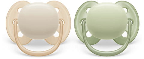 Philips Avent ultra soft Pacifier 0-6m Soft Boy x 2 - Mari Kali Stores Cyprus