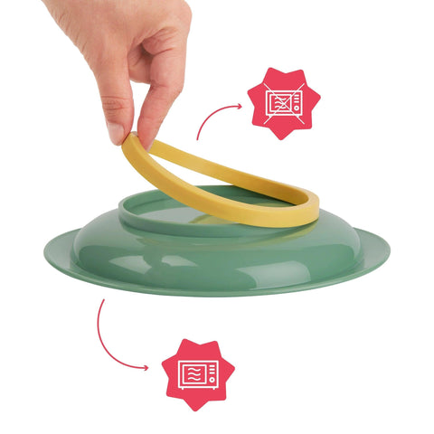 Badabulle Set of 3 Anti-Slip Feeding Plates - Mari Kali Stores Cyprus