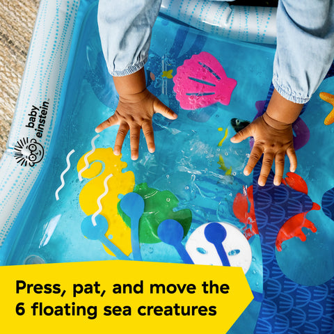 Baby Einstein Opus's Ocean of Discovery Water Play Mat Tummy Time Sensory Toy