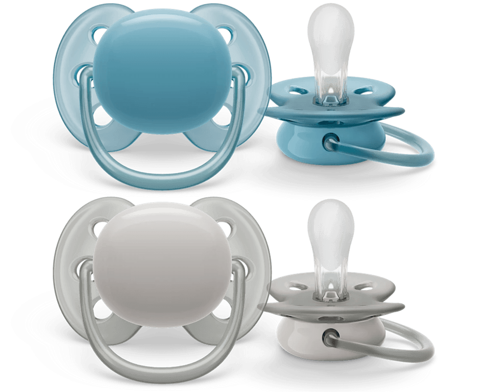 Avent ultra soft Pacifier Soother 6-18 m Boy x 2 - Mari Kali Stores Cyprus