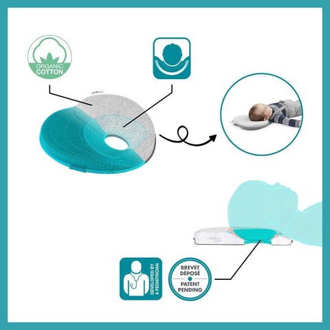 Babymoov - Lovenest Flat Head Baby Pillow - Mari Kali Stores Cyprus