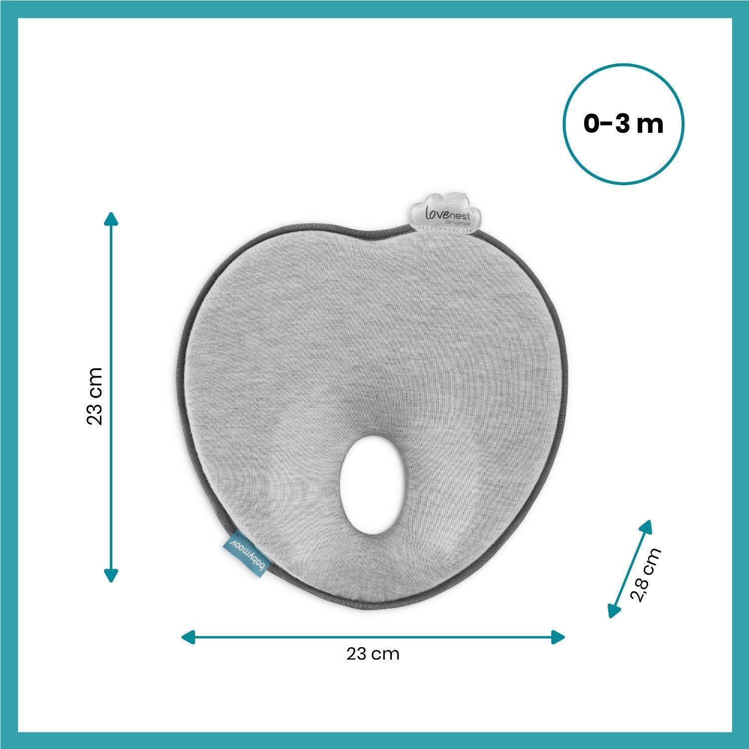 Babymoov - Lovenest Flat Head Baby Pillow - Mari Kali Stores Cyprus