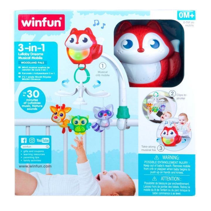 WinFun 3-in-1 Lullaby Dreams Musical Mobile - Mari Kali Stores Cyprus