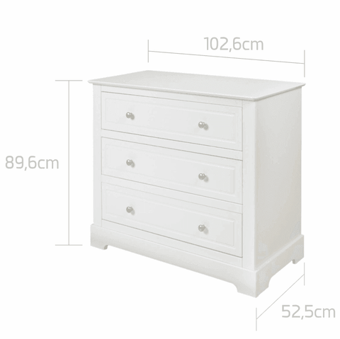 Bellamy - Bellamy Marylou 3-drawer chest - Mari Kali Stores Cyprus