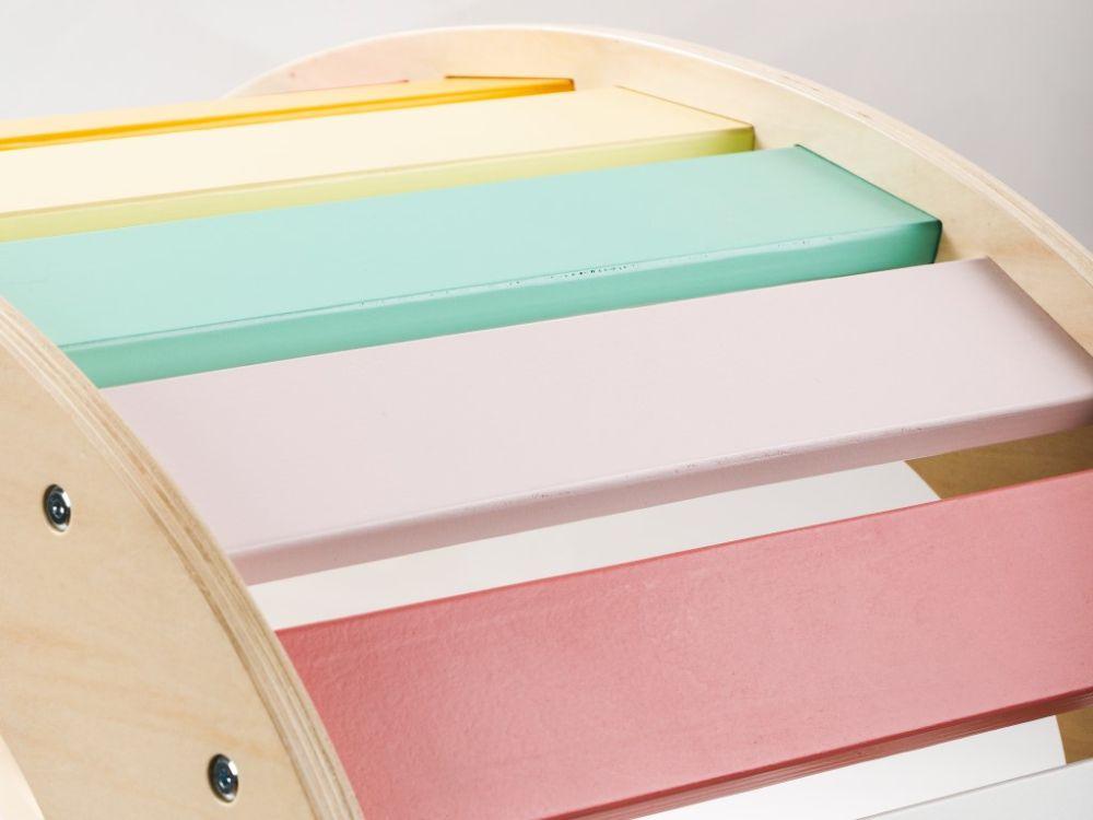 Wooden Montessori swing 5in1 with 2in1 board - set fresh - Mari Kali Stores Cyprus