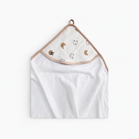 Mk Collection Hooded Soft Towel 100x100cm