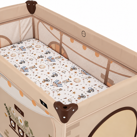 Mk Collection Baby Playpen Winter Bed Sheet – 60 × 120 cm, 1 PC, Flannel