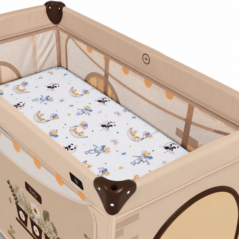 Mk Collection Baby Playpen Winter Bed Sheet – 60 × 120 cm, 1 PC, Flannel