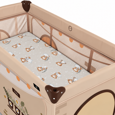 Mk Collection Baby Playpen Winter Bed Sheet – 60 × 120 cm, 1 PC, Flannel