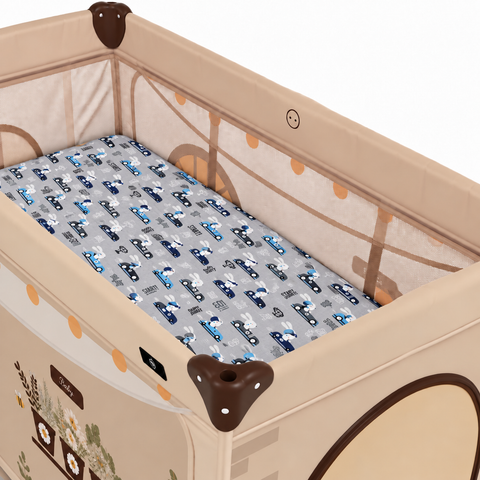 Mk Collection Baby Playpen Winter Bed Sheet – 60 × 120 cm, 1 PC, Flannel