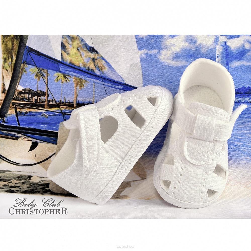 Christopher - Linen Sandal White Cod.5324/324 - Mari Kali Stores Cyprus