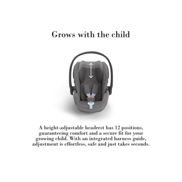 cybex cloud z headrest adjustment CYBEX Cloud T i-Size Baby Car Seat | 360° Rotation
