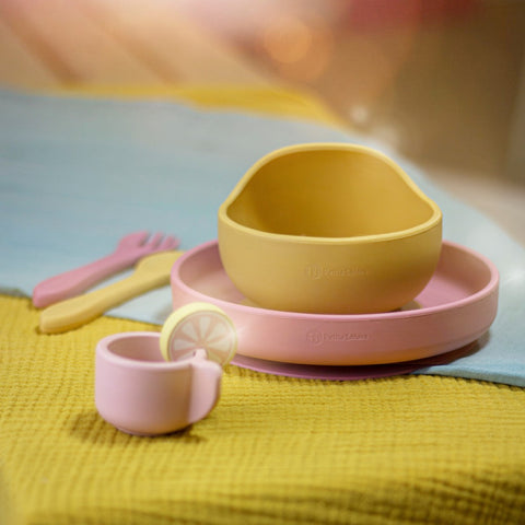 Silicone bowl with suction pad Take&Match 6m+