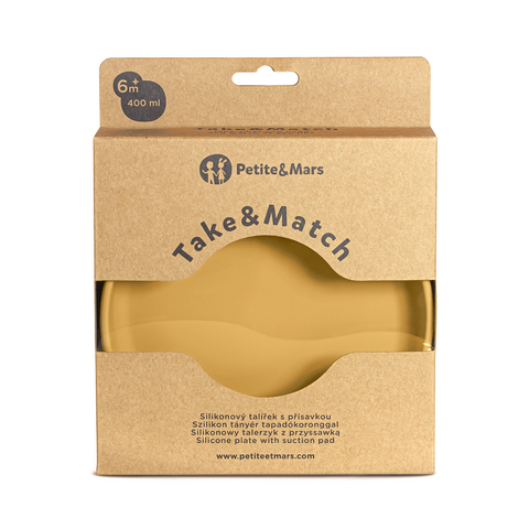 Silicone plate with suction pad Take&Match