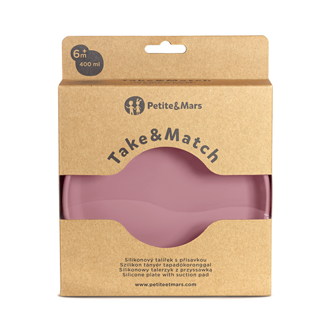 Silicone plate with suction pad Take&Match