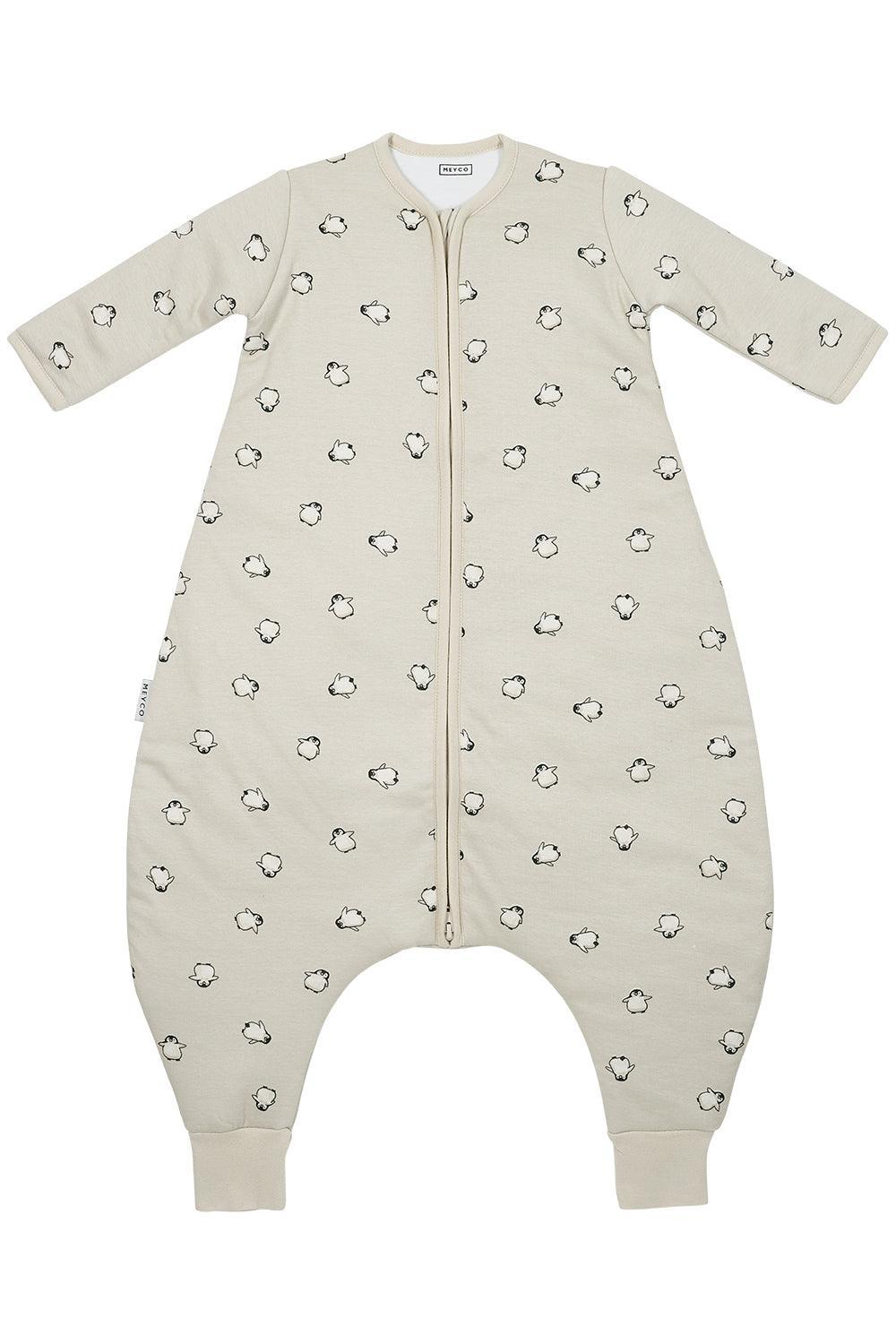 Meyco Baby Winter Sleep Overall Jumper With Sleeves Penguin - Soft Sand - 92cm - Mari Kali Stores Cyprus